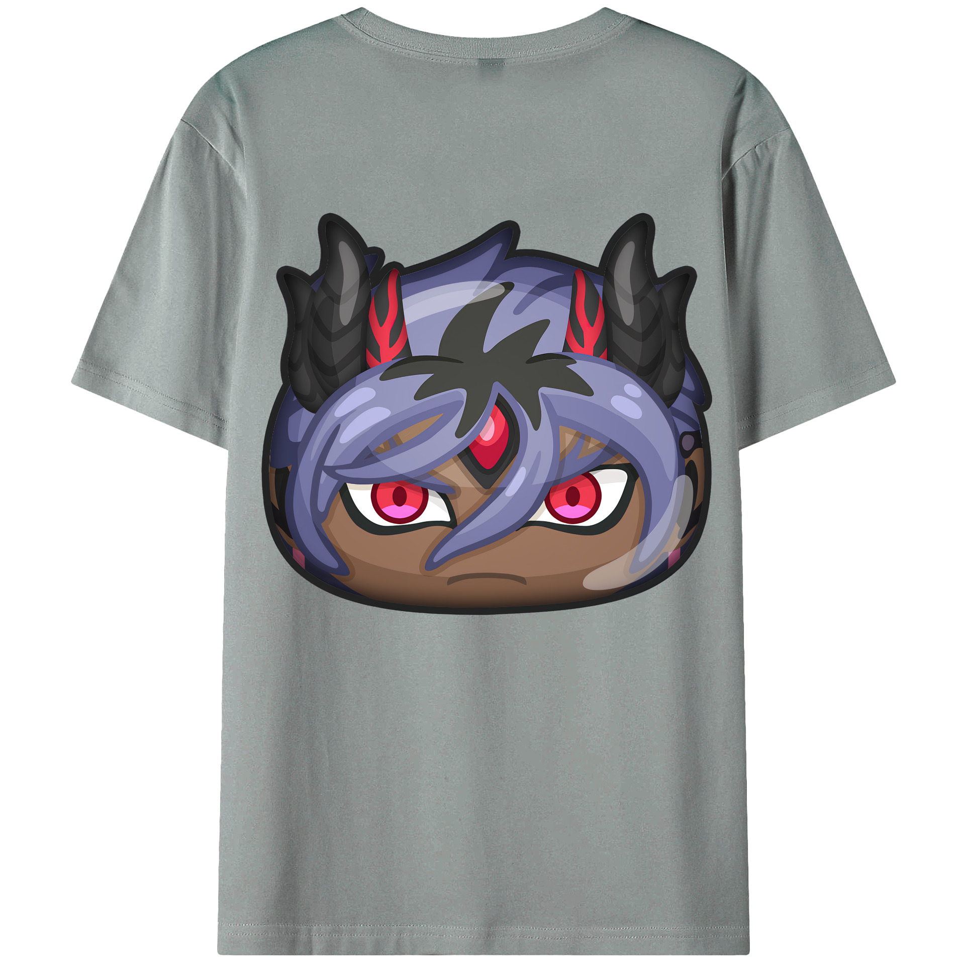 （画像用） 妖怪ウォッチ Yo-kai Watch 綿100％ メンズ半袖Tシャツ（バックプリント） 通気性